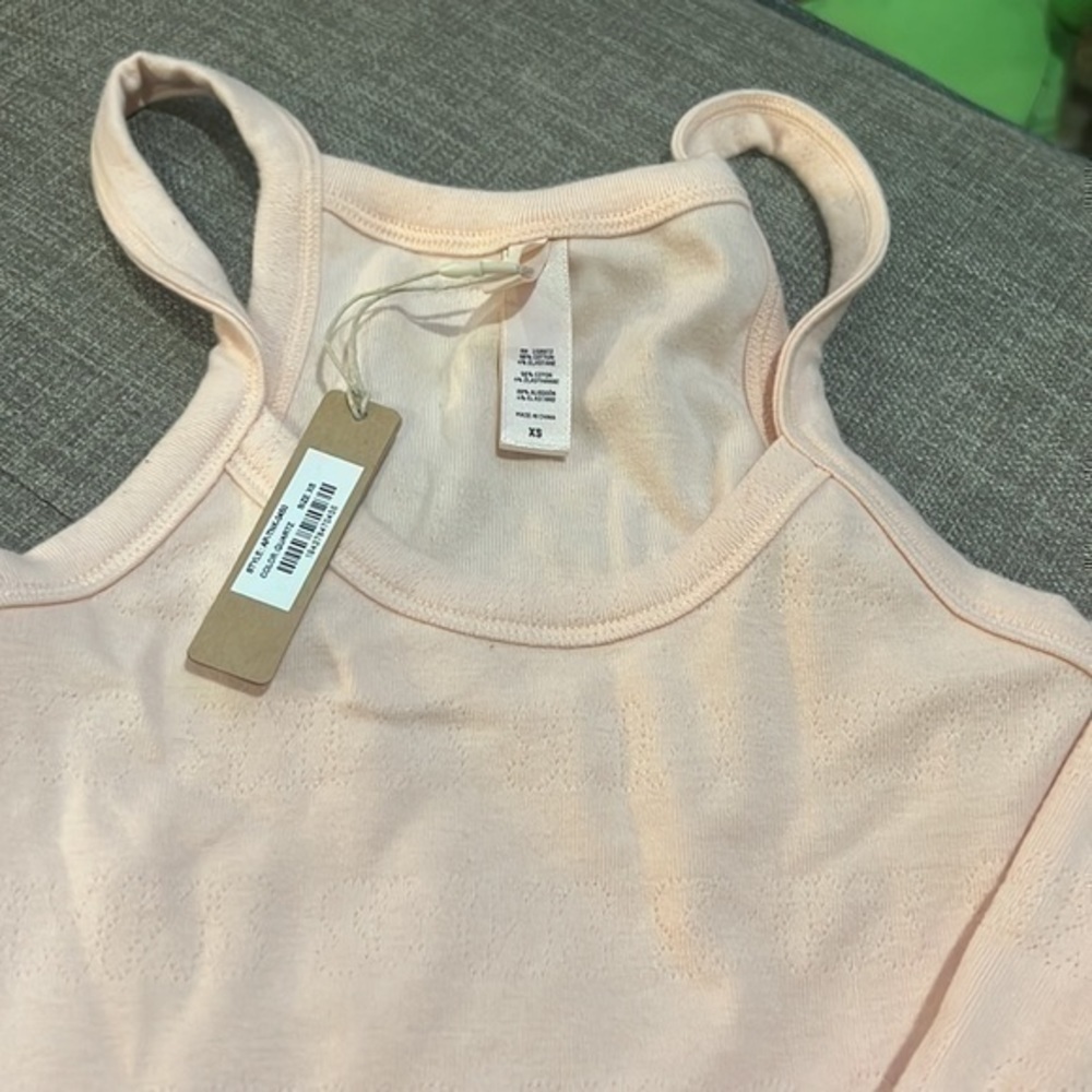 Skims Logo Pointelle Tank - Picture 3 of 6